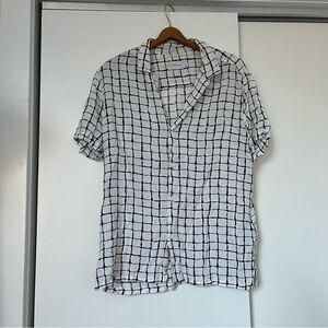 Topman White and Black Men’s Shirt